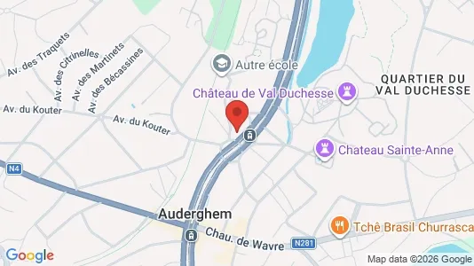 Apartments for rent i Brussels Oudergem - kort over placeringen
