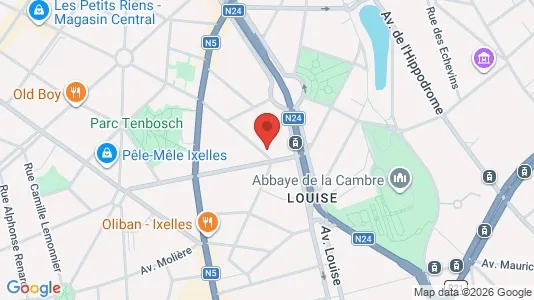 Apartments for rent i Stad Brussel - kort over placeringen