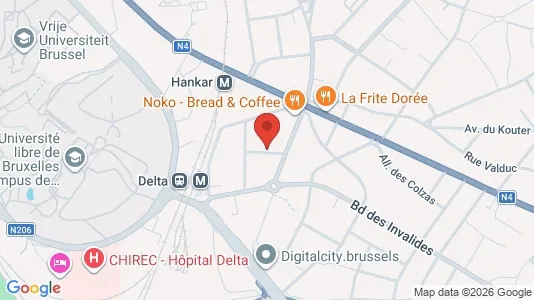 Apartments for rent i Brussels Oudergem - kort over placeringen