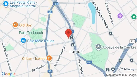 Apartments for rent i Stad Brussel - kort over placeringen