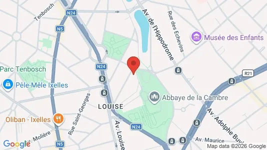 Apartments for rent i Stad Brussel - kort over placeringen