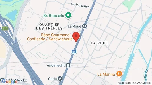 Apartments for rent i Brussels Anderlecht - kort over placeringen