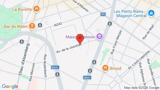 Apartments for rent i Brussels Vorst - kort over placeringen