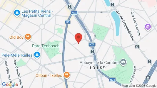 Apartments for rent i Stad Brussel - kort over placeringen