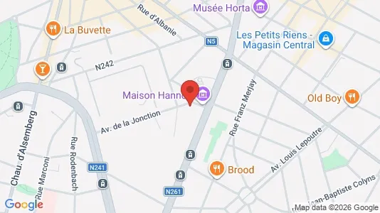 Apartments for rent i Brussels Sint-Gillis - kort over placeringen