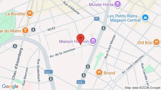 Apartments for rent i Brussels Sint-Gillis - kort over placeringen