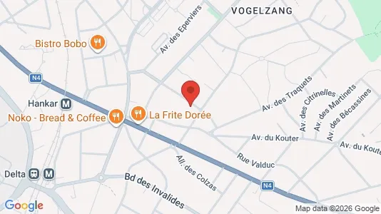 Apartments for rent i Brussels Oudergem - kort over placeringen