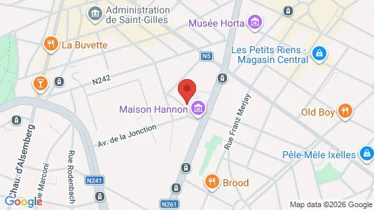 Apartments for rent i Brussels Sint-Gillis - kort over placeringen