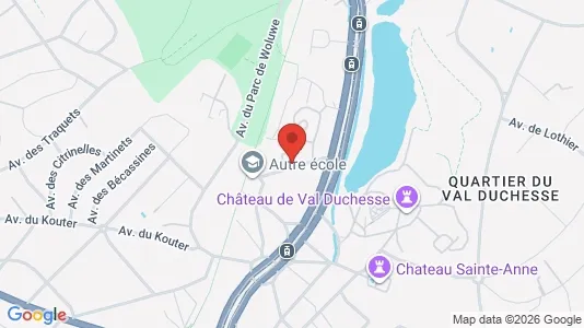 Apartments for rent i Brussels Oudergem - kort over placeringen