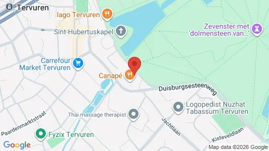 Apartments for rent i Tervuren - kort over placeringen