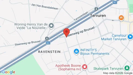 Apartments for rent i Tervuren - kort over placeringen