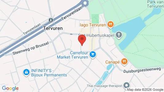 Apartments for rent i Tervuren - kort over placeringen