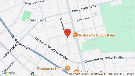 Apartments for rent i Chemnitz - kort over placeringen
