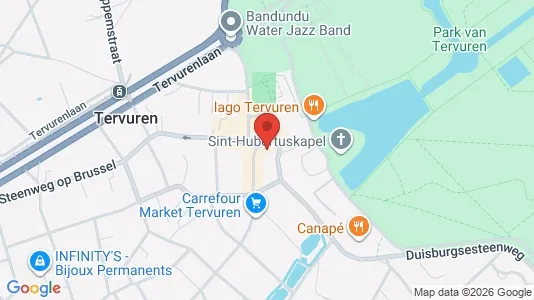 Apartments for rent i Tervuren - kort over placeringen