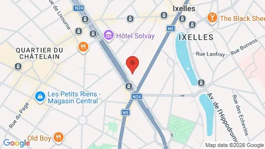 Apartments for rent i Stad Brussel - kort over placeringen
