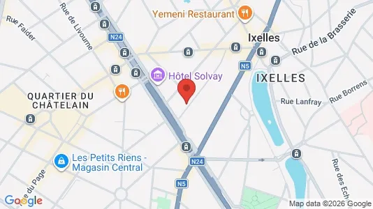 Apartments for rent i Stad Brussel - kort over placeringen