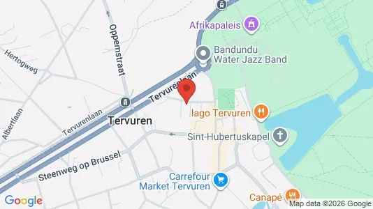 Apartments for rent i Tervuren - kort over placeringen