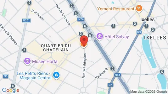 Apartments for rent i Brussels Elsene - kort over placeringen