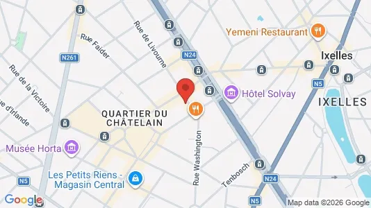 Apartments for rent i Brussels Elsene - kort over placeringen