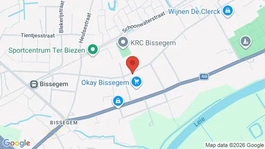 Apartments for rent i Kortrijk - kort over placeringen