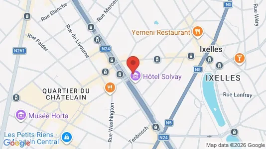 Apartments for rent i Brussels Elsene - kort over placeringen