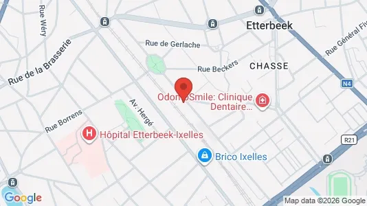 Apartments for rent i Brussels Etterbeek - kort over placeringen