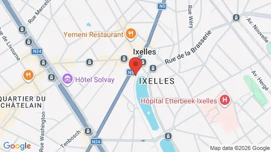 Apartments for rent i Brussels Elsene - kort over placeringen