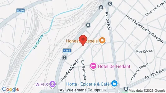 Apartments for rent i Brussels Vorst - kort over placeringen