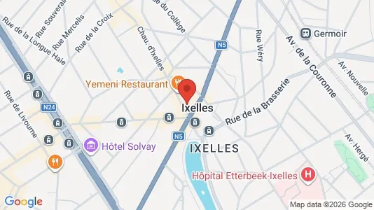 Apartments for rent i Brussels Elsene - kort over placeringen
