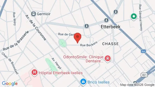 Apartments for rent i Brussels Etterbeek - kort over placeringen