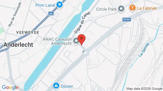 Apartments for rent i Brussels Anderlecht - kort over placeringen