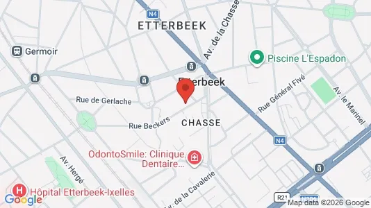 Apartments for rent i Brussels Etterbeek - kort over placeringen