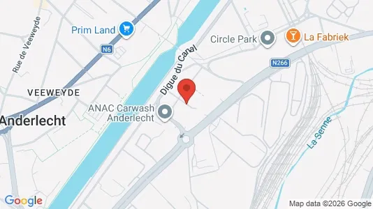 Apartments for rent i Brussels Anderlecht - kort over placeringen