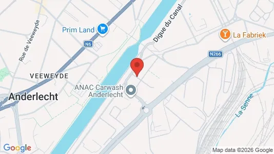 Apartments for rent i Brussels Anderlecht - kort over placeringen