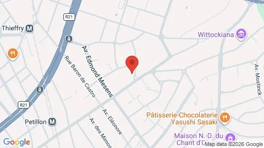 Apartments for rent i Brussels Etterbeek - kort over placeringen