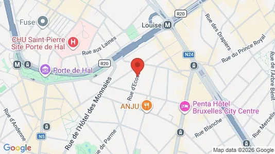 Apartments for rent i Brussels Sint-Gillis - kort over placeringen