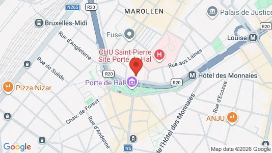 Apartments for rent i Stad Brussel - kort over placeringen