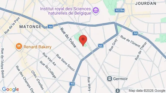 Apartments for rent i Brussels Elsene - kort over placeringen