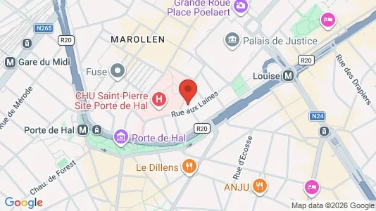 Apartments for rent i Stad Brussel - kort over placeringen