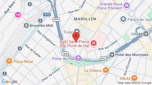 Apartments for rent i Stad Brussel - kort over placeringen