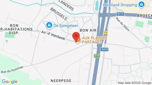 Apartments for rent i Brussels Anderlecht - kort over placeringen
