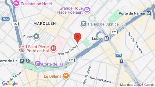 Apartments for rent i Stad Brussel - kort over placeringen