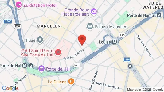 Apartments for rent i Stad Brussel - kort over placeringen