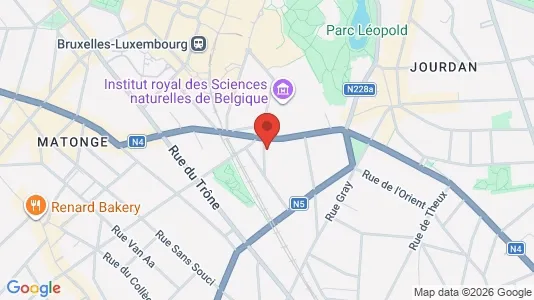 Apartments for rent i Brussels Elsene - kort over placeringen