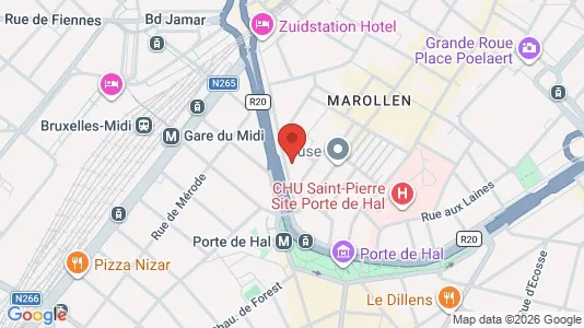 Apartments for rent i Stad Brussel - kort over placeringen