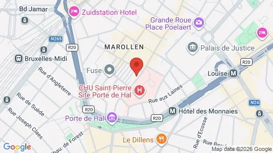Apartments for rent i Stad Brussel - kort over placeringen