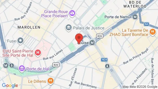 Apartments for rent i Stad Brussel - kort over placeringen