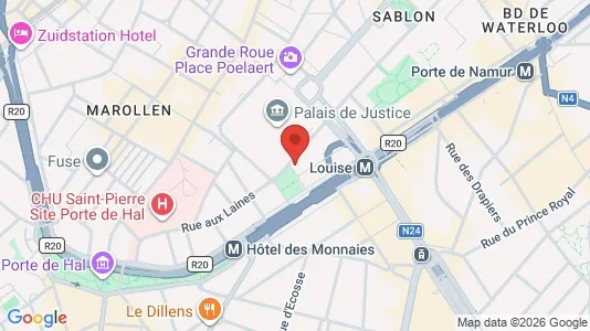 Apartments for rent i Stad Brussel - kort over placeringen