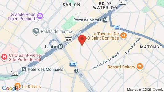 Apartments for rent i Brussels Elsene - kort over placeringen