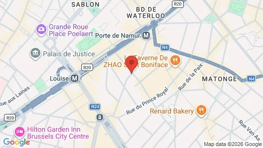 Apartments for rent i Brussels Elsene - kort over placeringen